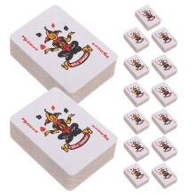 15Set Kleine Spielkarten Papier Mehrfarbig Poker Spiel Spaß