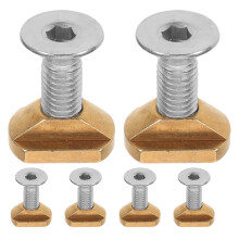 6Pièces Visserie Hydrofoil DIY Laiton Inoxydable Fixation Multi