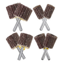 8Pièces Kit Têtes Flap En Toile Pour Ponçage Professionnel