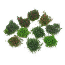 10Stk Mini Gras Cluster Plastik Nylon Mit Realistischer Struktur