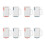 8Pcs Toothbrush Holders and Tooth Brushing Cups Lightweight Portable 1