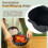 Plaque de cuisson réutilisable pour friteuse à air chaud, 19 cm (7,5 pouces) 6