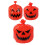 Halloween lövpåse PE utomhusdekoration 1-pack 5