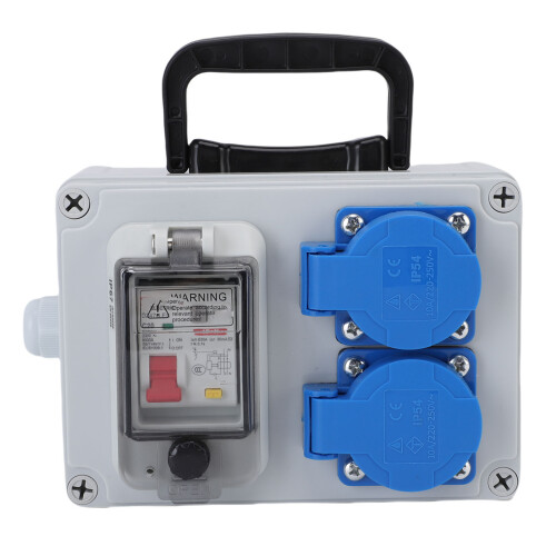 IP44-67 Außen-Strombox 10A 175x125x75mm PC