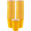 Gele feestbekers van stevig plastic, 355 ml 3
