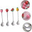 Set van 4 fruitvormige serveerlepels 2