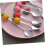 Set van 4 fruitvormige serveerlepels 7