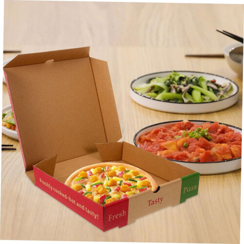 10 stuks pizzadozen, bulkdozen, voedselcontainers voor pizzaopslag 2