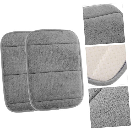 Office Keyboard Elevator Desk Pad Wrist Rest 2 Pack Memory Foam Mouse Mats 1