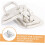 2pcs Laptops Security Lock Fixed Base Lock Anchor Keyed Cable Locks Security Anchor Bases 7