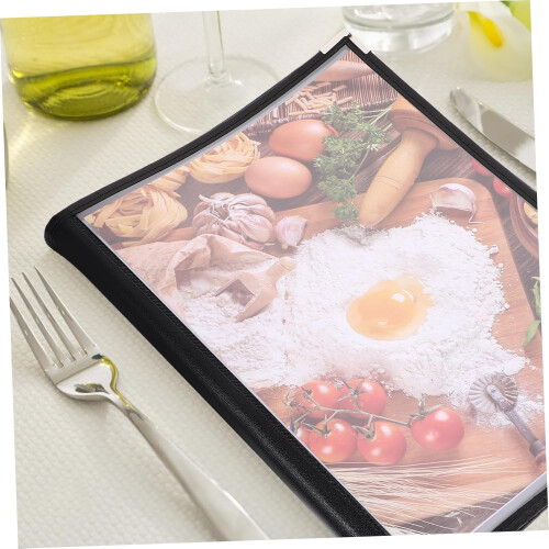 Handig menuboek Restaurantmenu Display Pad Restaurantmenu Leren Boek 1