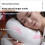 Comfortable Student Napping Pillow With Football Pattern-Pink 7