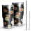 30oz Vakuumisolierter Becher mit Blumenmuster 1