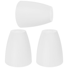 Abat-jour en plastique blanc 11,5 x 10 x 10 cm