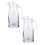 Pichet à boissons PC avec couvercle, 1,3 L (44 oz), transparent 1
