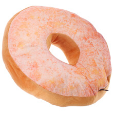 Coussin en peluche en forme de donut 35 cm