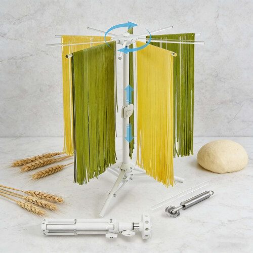 Égouttoir à pâtes pliable avec roulette à raviolis