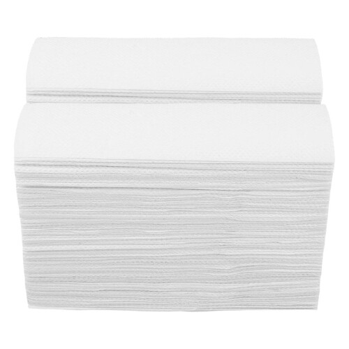 Weiße Papierhandtücher 21,5 x 21 cm – 2er-Pack