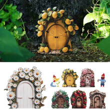 Gartenminiatur-Dekoration aus Kunstharz für Terrasse, Garten und Innenbereich