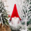 Håndlavet svensk Tomte Plysgnomepynt 20x12cm 1