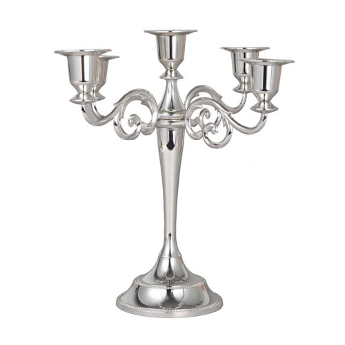 Castiçal de metal vintage – 3 ou 5 cabeças