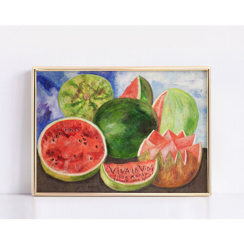 Αφίσα Frida Kahlo «Viva La Vida» 16x24 Χωρίς πλαίσιο