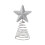 Glitter Patriotic Star Tree Topper Red White Blue 1 Pack 2