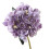 Xubond artificial hydrangea bouquet 3 pcs white blue 7