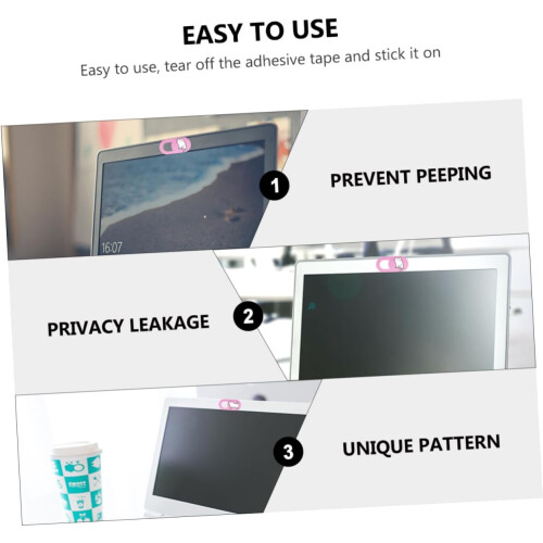 3ks Pattern Webcam Cover pre príslušenstvo k notebooku Privacy Slider Blocker 1