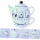 Adorable Cat Teapot and Cup Set White Ceramic Tea Set for Drinking Tea 5