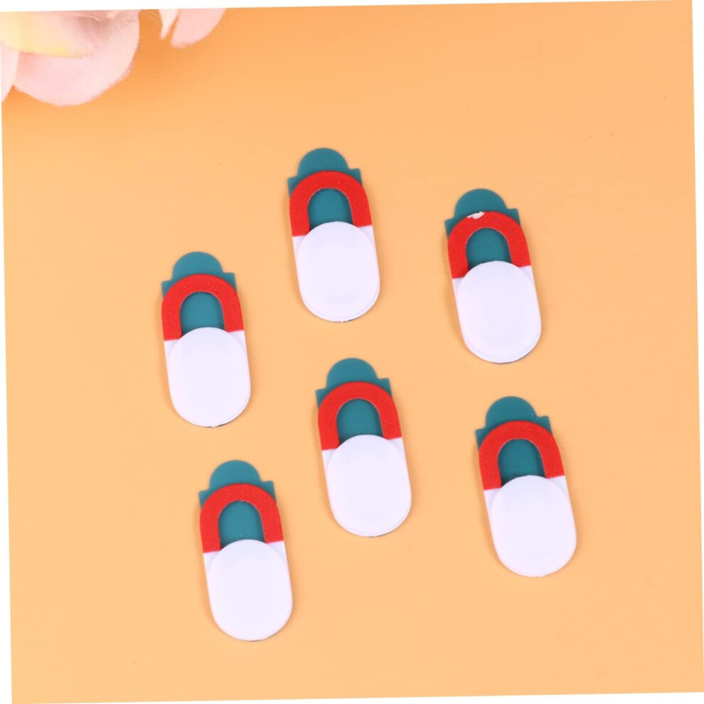 6Pcs Oval Webcam Privacy Cover Sticker Laptop Computer Tablet Phone Web Slider Easy Install White 5426217732070