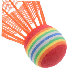 1 Set Badminton Rebound Trainer Ball Indoor Solo Badminton Training Device with Ceiling Mount