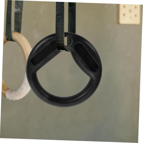 Exercise Ring Set 2pcs Gymnastics Rings for Pull Up Bar and Ceiling Mount Stable Handles 1