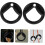 Exercise Ring Set 2pcs Gymnastics Rings for Pull Up Bar and Ceiling Mount Stable Handles 7