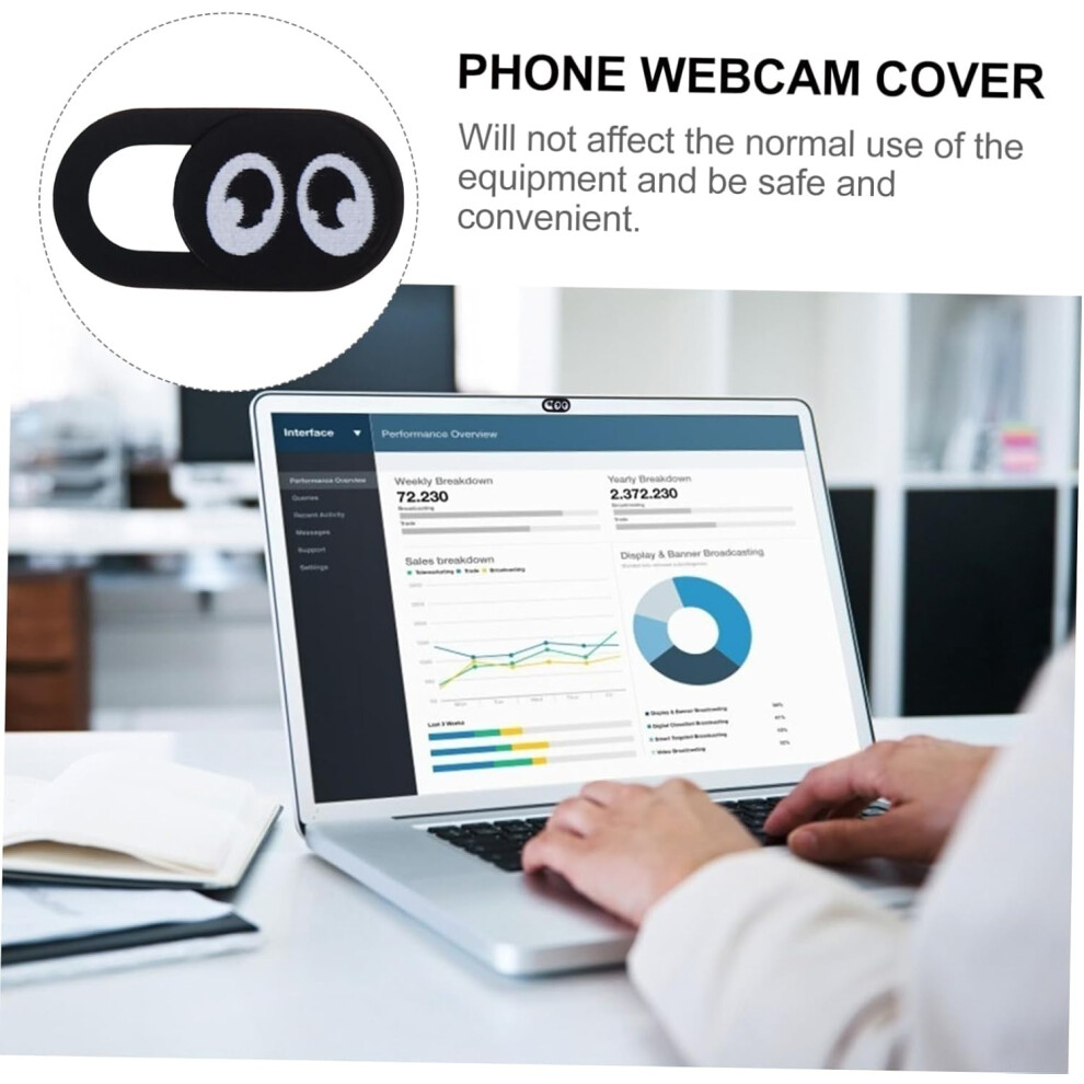 Webcam Protective Cover 6Pcs Privacy Sticker Webcam Cover For Laptop Phone Cameras 5426217851610