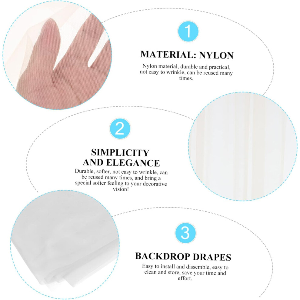 Photography Photo Curtain Backdrops For Photography Backdrop Drapes White 6426217897839
