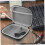 Portable Headphone Storage Box Cord Organizer Bag 4