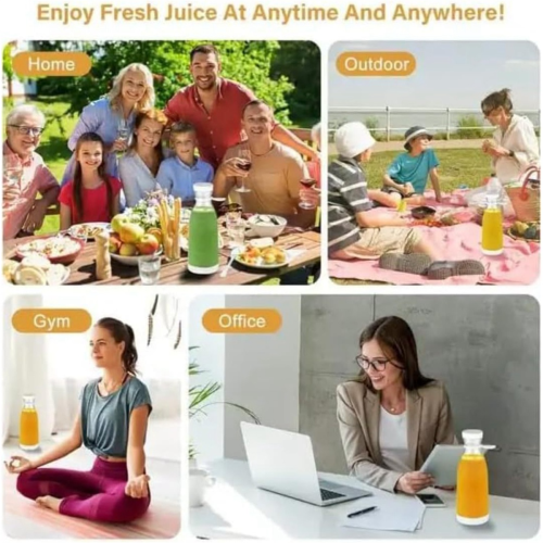 Portable Rechargeable Blender USB Smoothie Maker 2