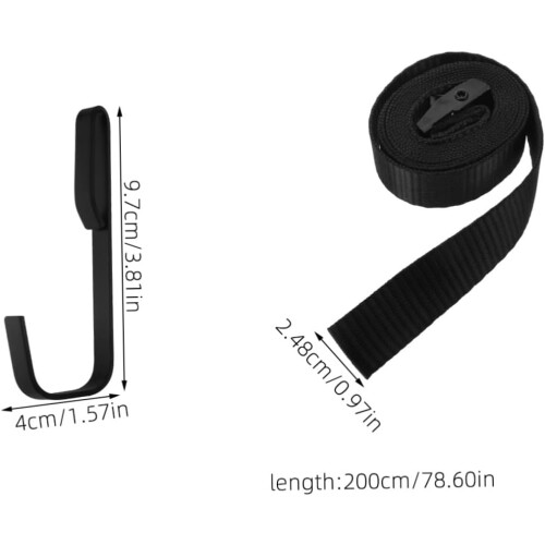 Hunting Tree Strap Stand 1 Set of Tree Stand Strap Hooks Portable Tree Hanging Hooks 1