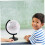 Unpainted Small Globe Model for DIY Coloring Craft Desk Decorations Educational Teaching Tool for Pack 8