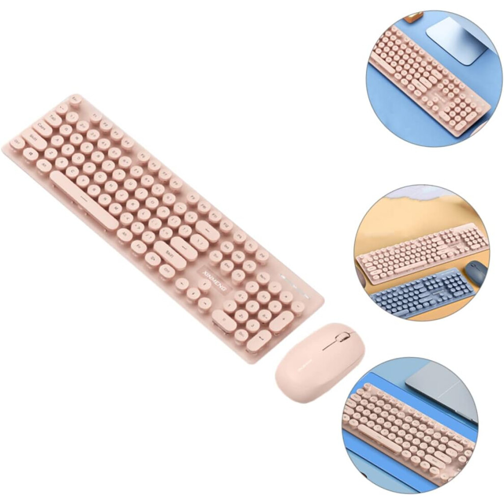 Wireless Keyboard Mouse Ergonomic Quiet Keyboard And Simple Wireless Mouse For Laptop And Use 5426217853164