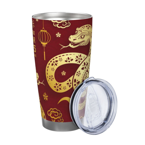 20oz Snake Year rostfritt stål resemugg 1