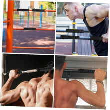 2Pcs Portable Anti Skid Barbell Pad Cover for Horizontal Bars Detachable Non Slip Protective Pad for Home Gym Use Weight Lifting Accessory