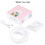 Mini Anel de Luz para Selfie Prettyui com 36 LEDs e 3 Modos, Recarregável 7