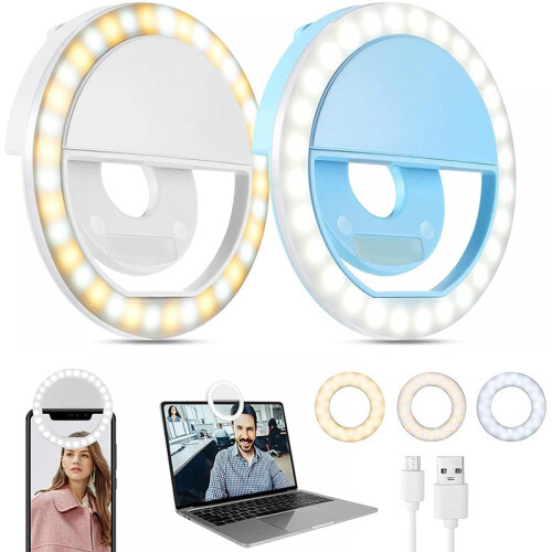 Μίνι φως LED για selfie για φωτογραφία μέσω τηλεφώνου και μακιγιάζ 2
