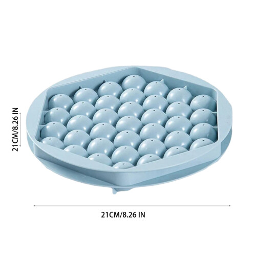 Eiskugelformen aus lebensmittelechtem Silikon – 2er-Packung, kugelförmig 2