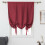 Purple Adjustable Roman Balloon Curtains for Small Windows, 2