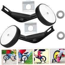 Sturdy Construction Bike Stabilizer 1 Pair Boys and Girls Bike Training Wheel Mute Wheels for Boys and Girls