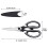 Ciseaux de cuisine Topliu en acier inoxydable robuste, 1 paire 3