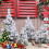 16 inch Pre-lit Flocked Mini Christmas Tree 4